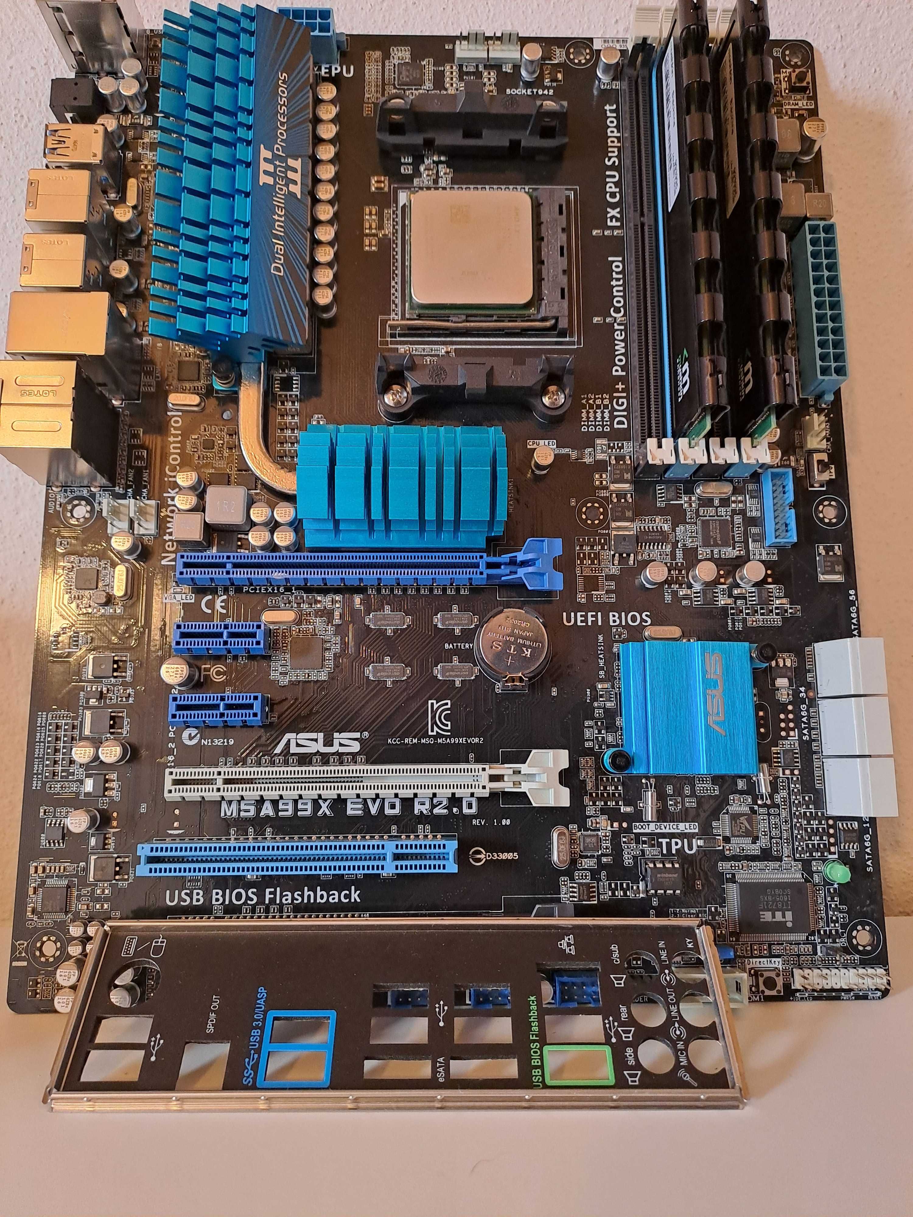 Processador AM3 AMD FX-4300 c/ 8GB DDR3 Mushkin Ram