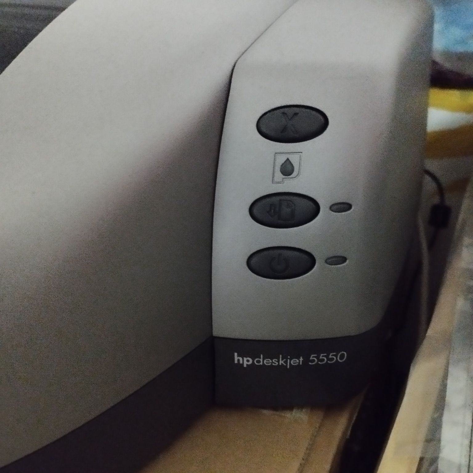 Impressora a cores de jacto de tinta HP deskjet 5550