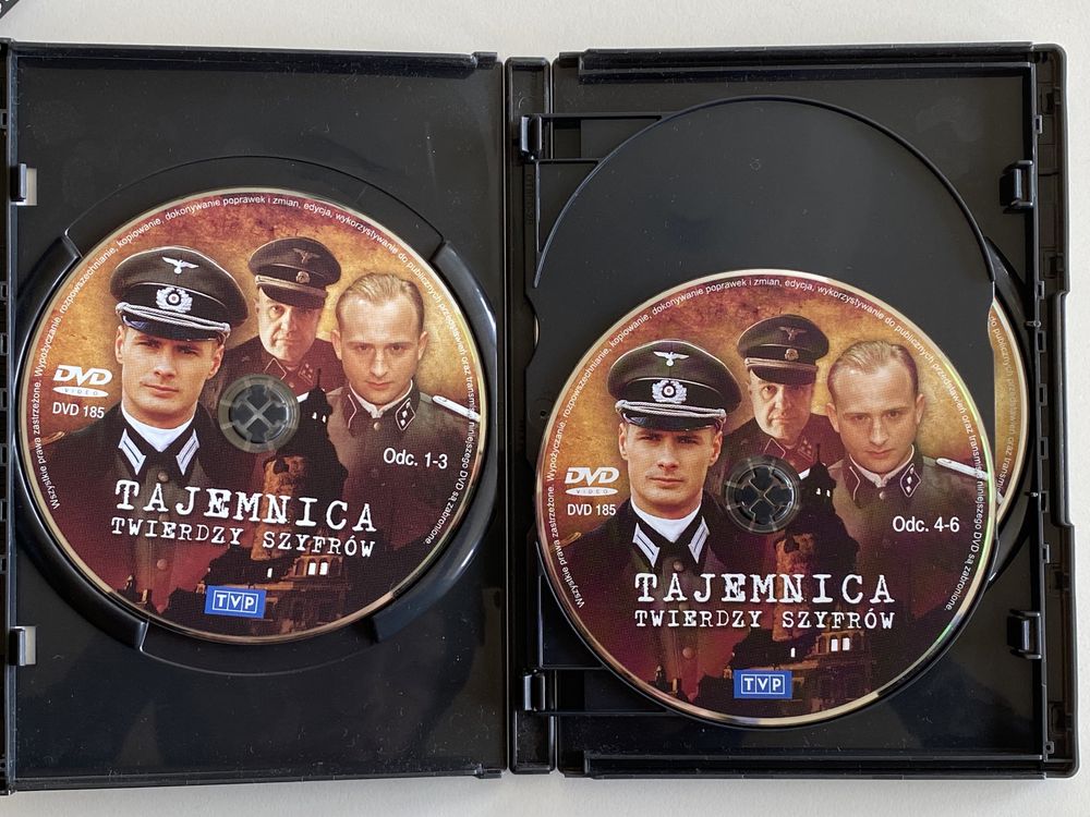 Tajemnica twierdzy szyfrów serial DVD x 4, tvp studio