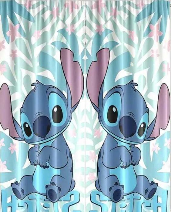 ZASŁONY 2D 75x166cm LILO&STITCH Lilo i Stitch Disney DLA DZIECI h203