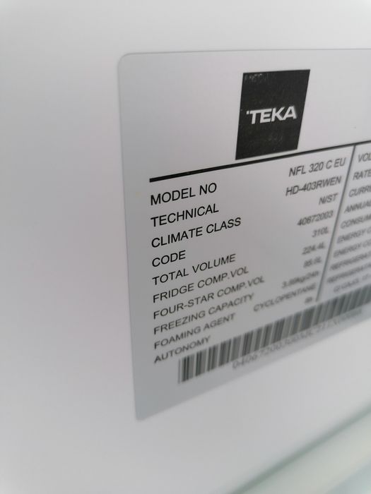 Combinado teka NFL 320 inox
