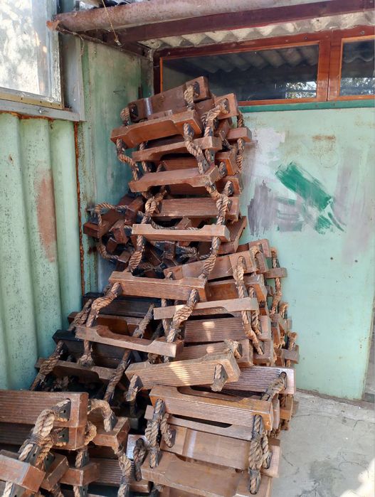 Шторм трап лестница на канатах