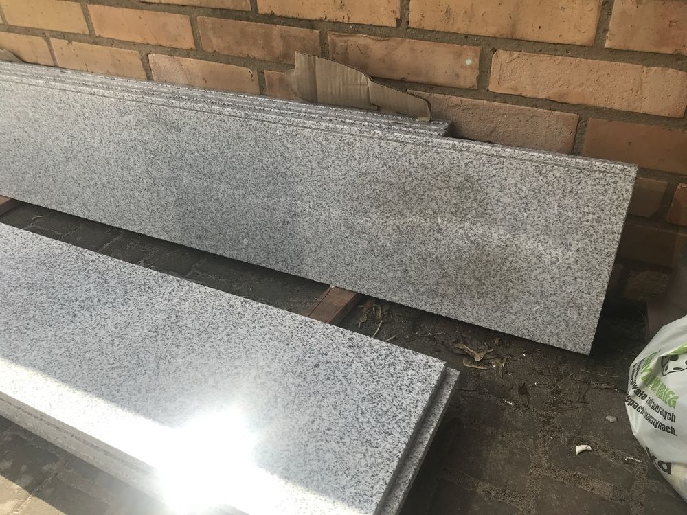 Nowe parapety granitowe różne wymiary