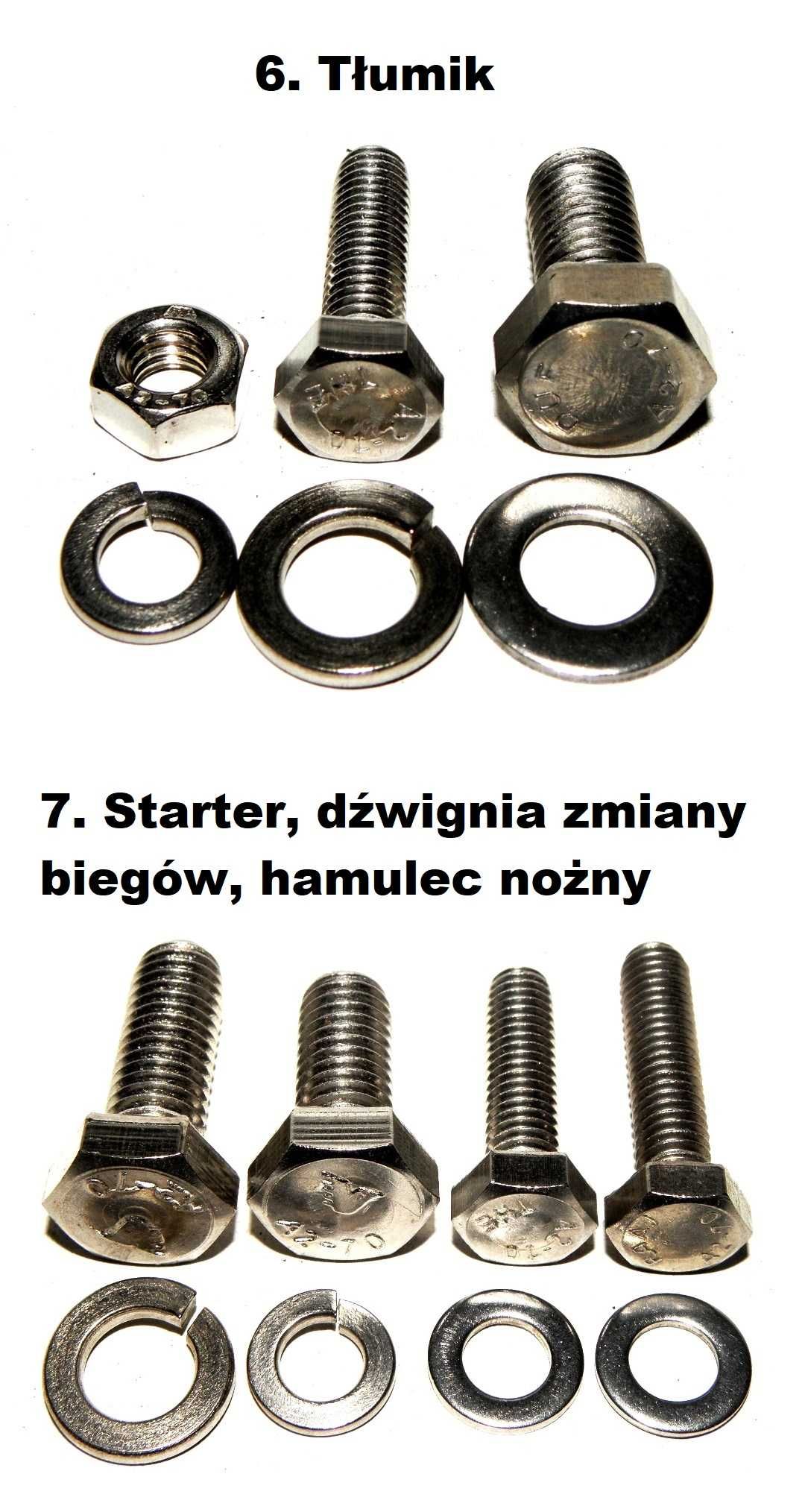 SHL M11 Komplet śrub nierdzewnych śruby nierdzewne zestaw inox