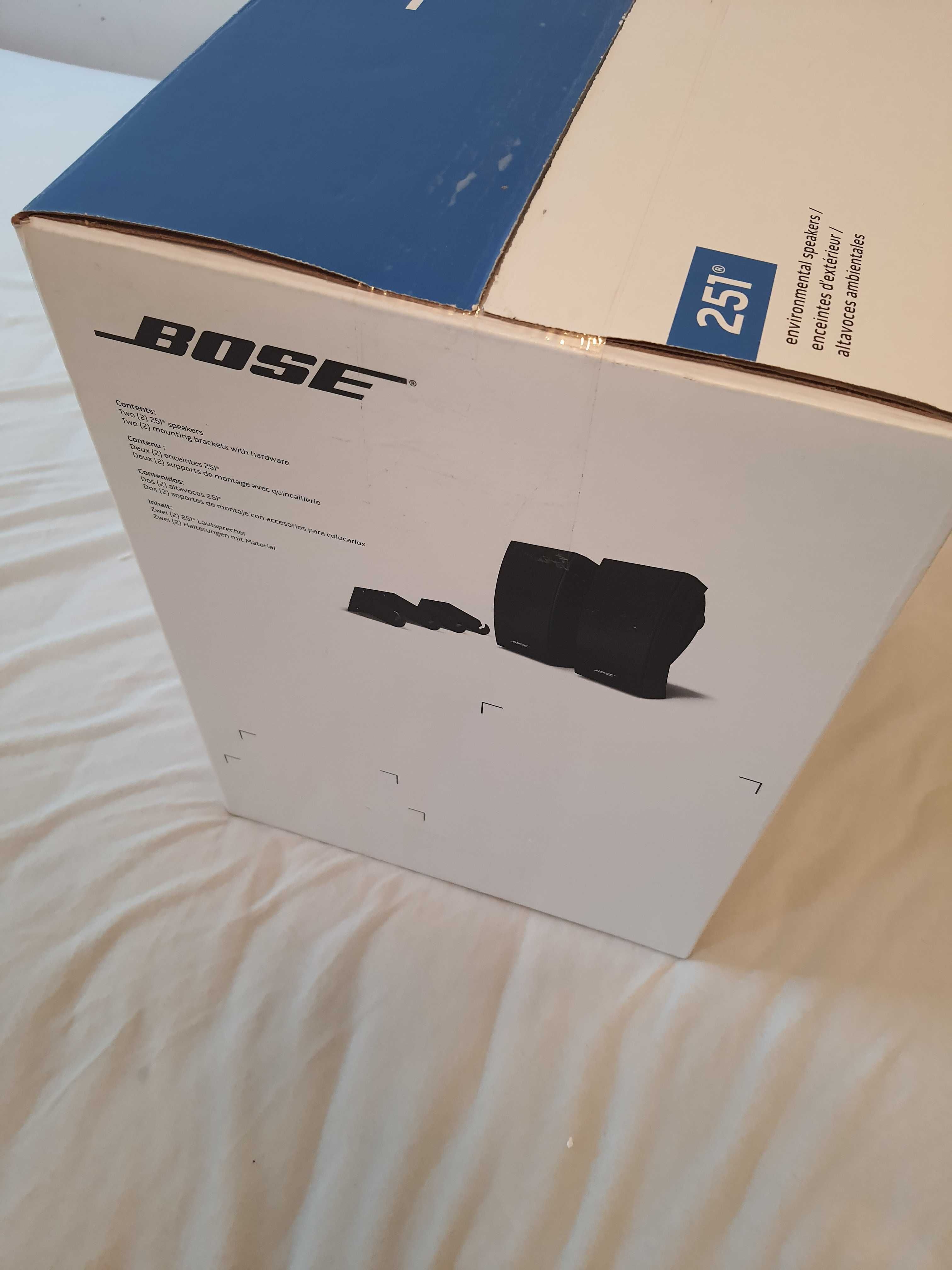 BOSE 251 Enviromental, głośniki zewnętrzne, czarne. Cena za parę.
