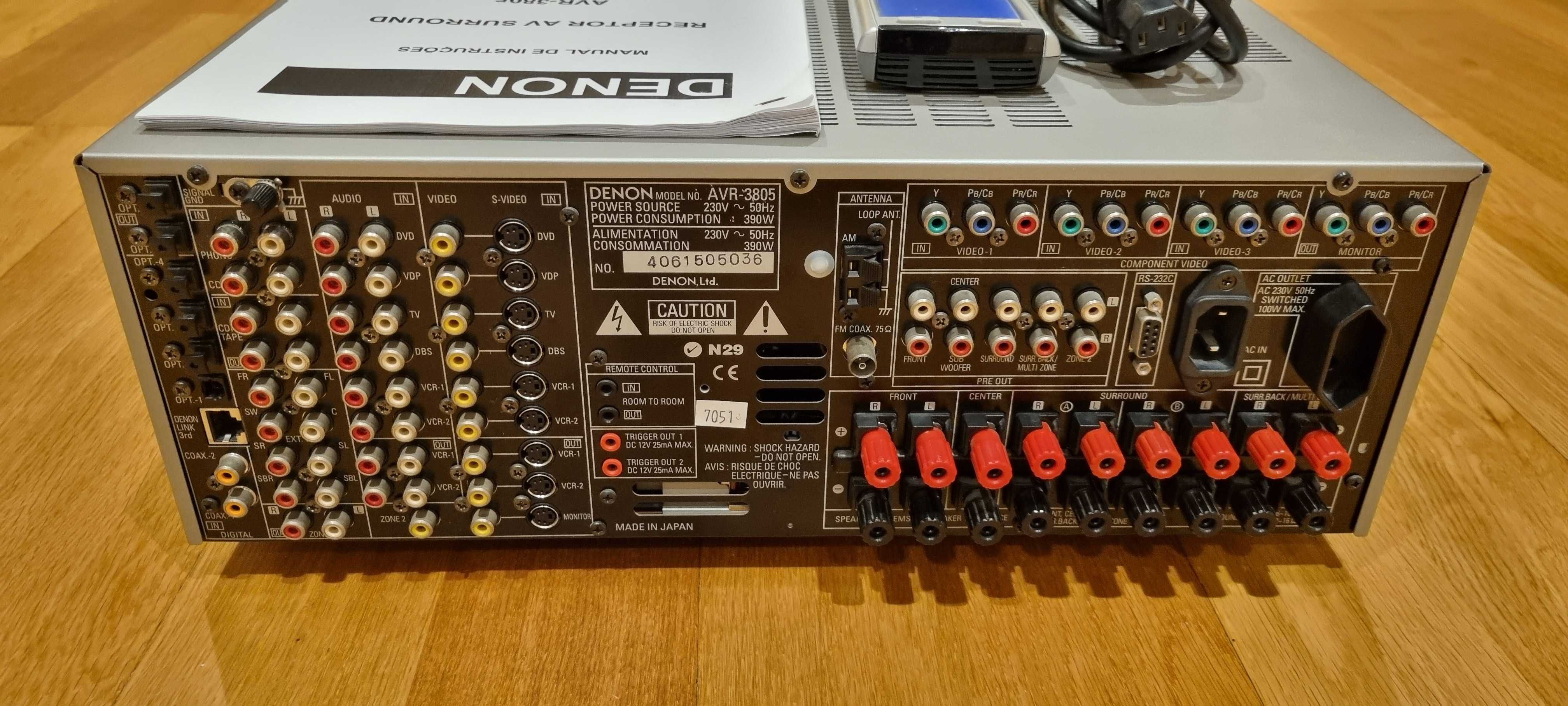 Amplificador Denon AVR-3805