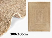 Duży ręcznie wykonany naturalny dywan 100% juty Sharmila XL 300x400cm