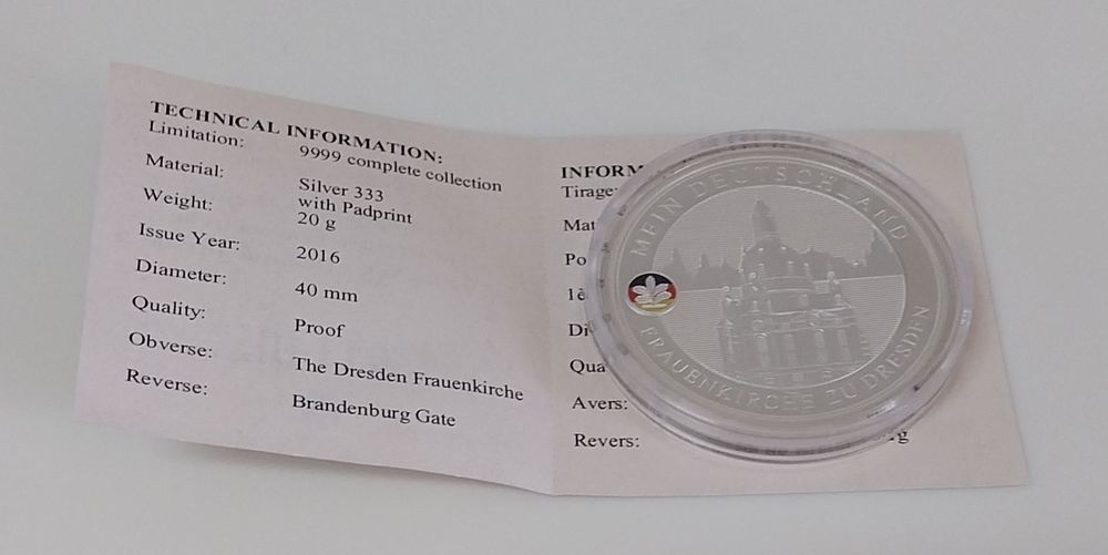 Medalha da Alemanha em prata