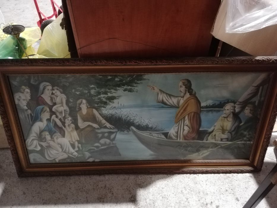 Stary obraz religijny. Odbiór osobisty.