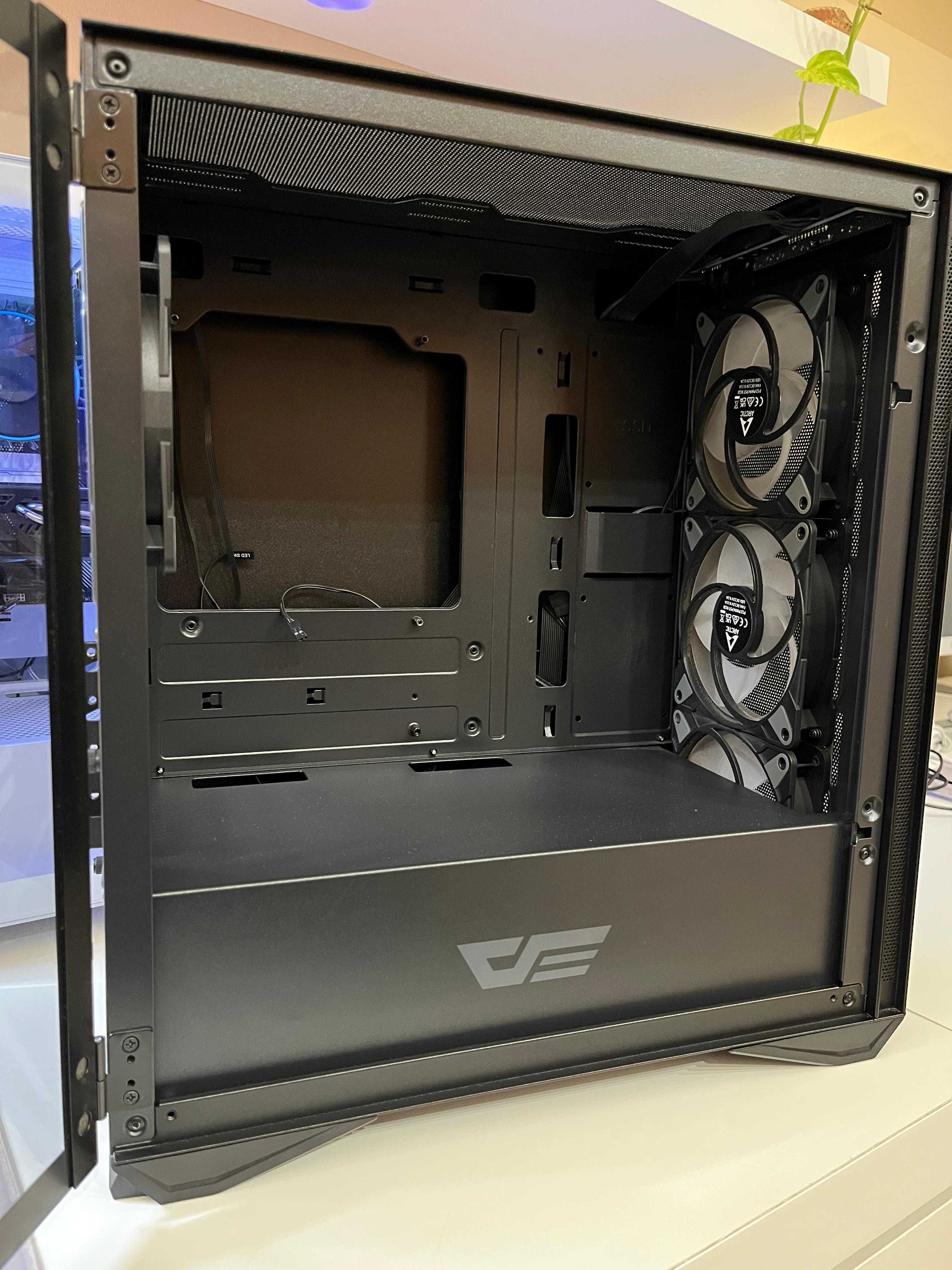Caixa Micro-ATX DarkFlash DLM200 Mesh Vidro Temperado Preta