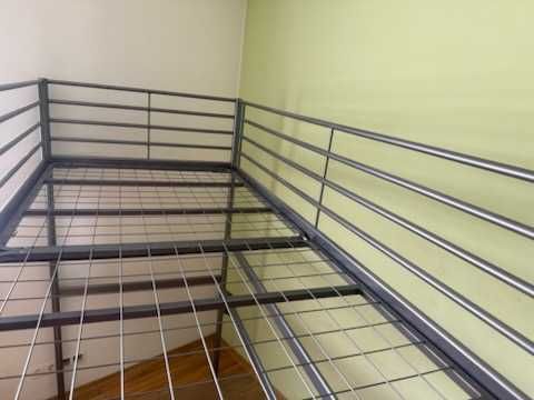 Łóżko piętrowe IKEA metalowe 90x200