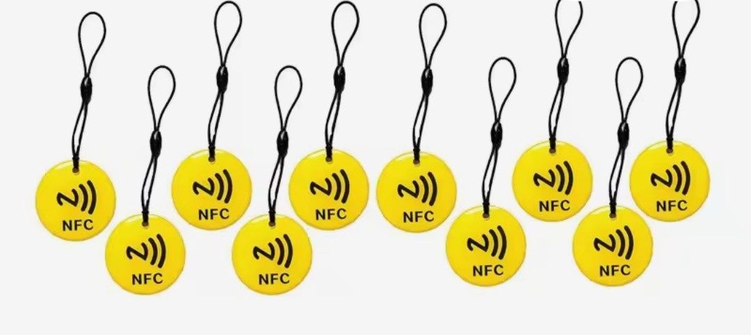 NFC брелок.нфс метка NTAG213 ISO 144байт 13.56МГ