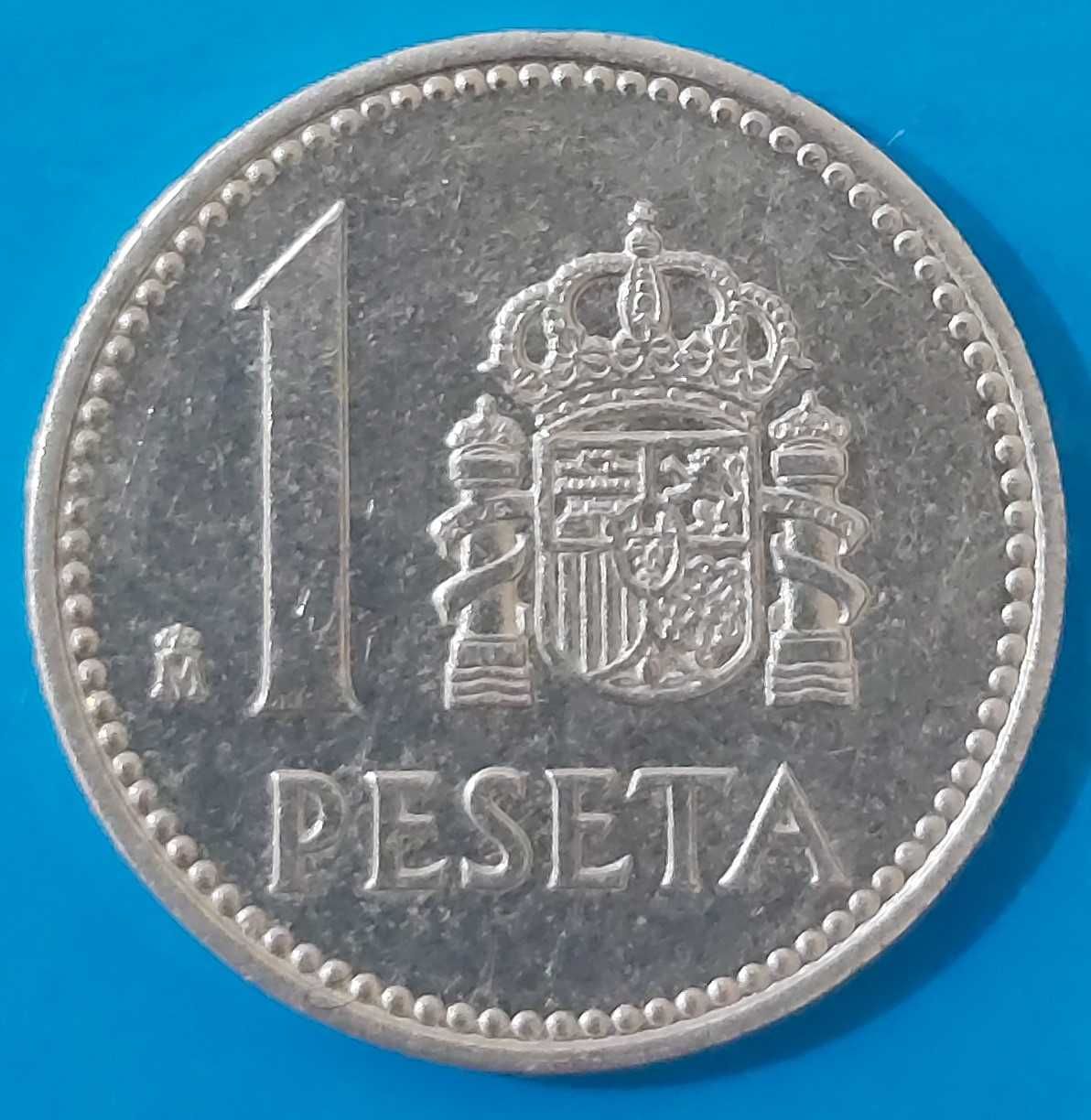 1 Peseta de 1985, Espanha, Rei Juan Carlos I