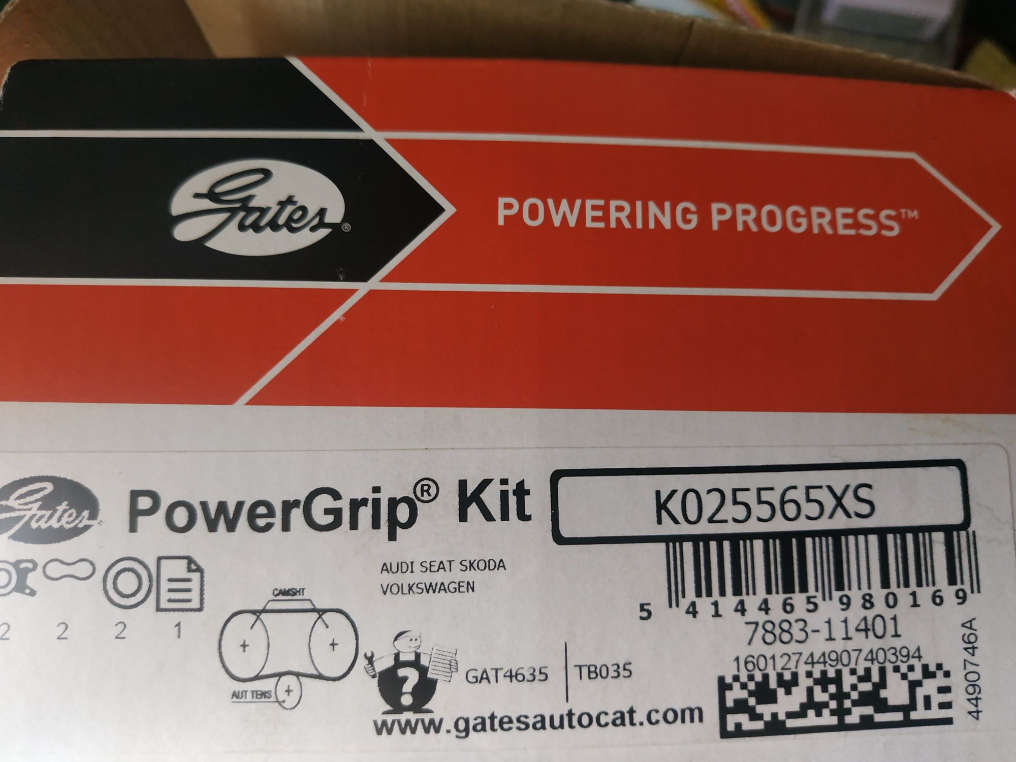 Новий комплект ГРМ PowerGrip Kit k025565xs Audi,scoda,VW