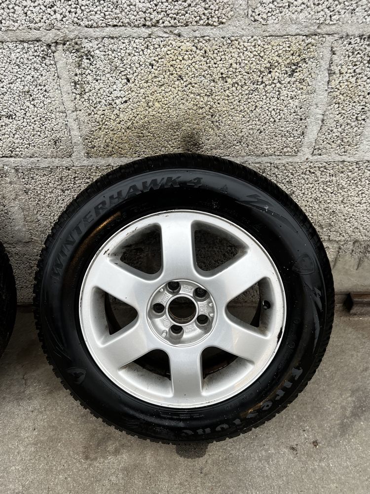 Koła zimowe R15 5x100 Golf 4 Audi A3 Octavia opony Zimowe 195/65/15