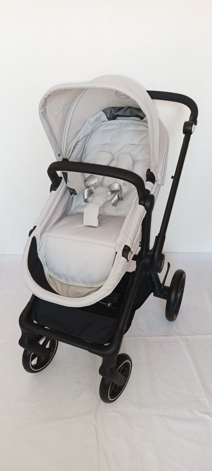 Cybex eos коляска 4в1+автокрісло Cybex+база+адаптери
