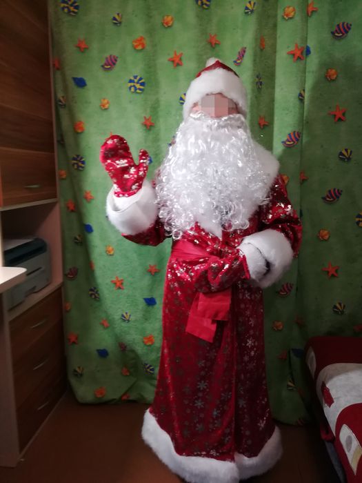 !!! Костюм Діда Мороза, Нового Року, підліток, школяр.