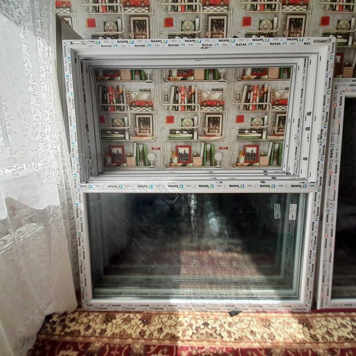 Окна 4 штуки 150/160 с подоконниками