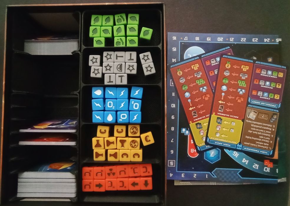 Terraformacja Marsa: Gra kościana + insert - jak nowe