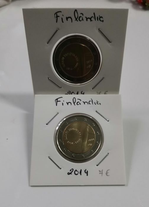 Moeda UNC comemorativa de 2€ - Finlândia 2014