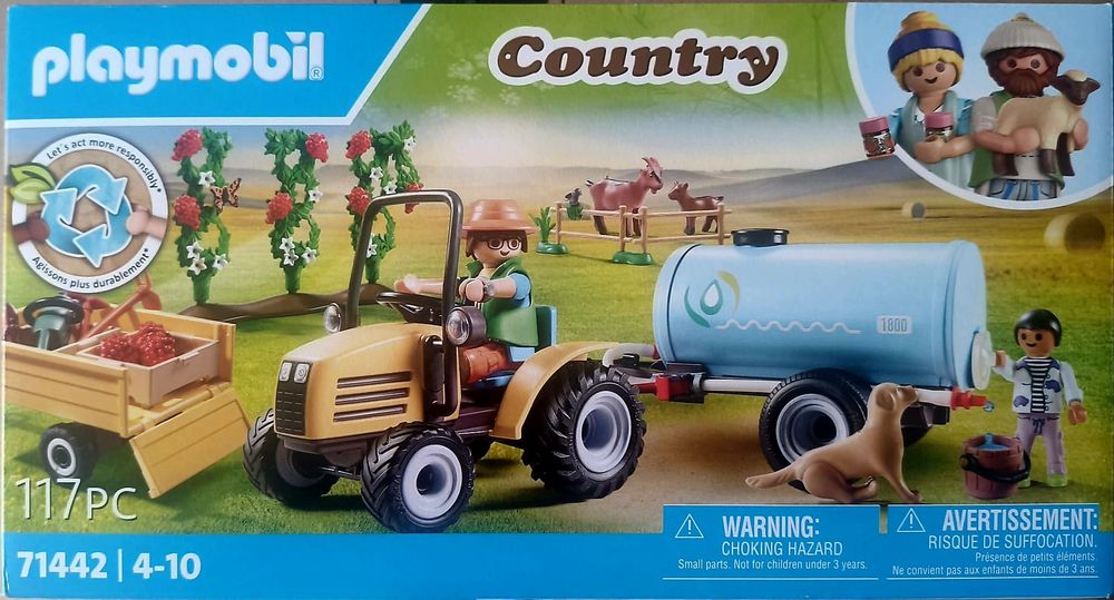 Traktor z przyczepą