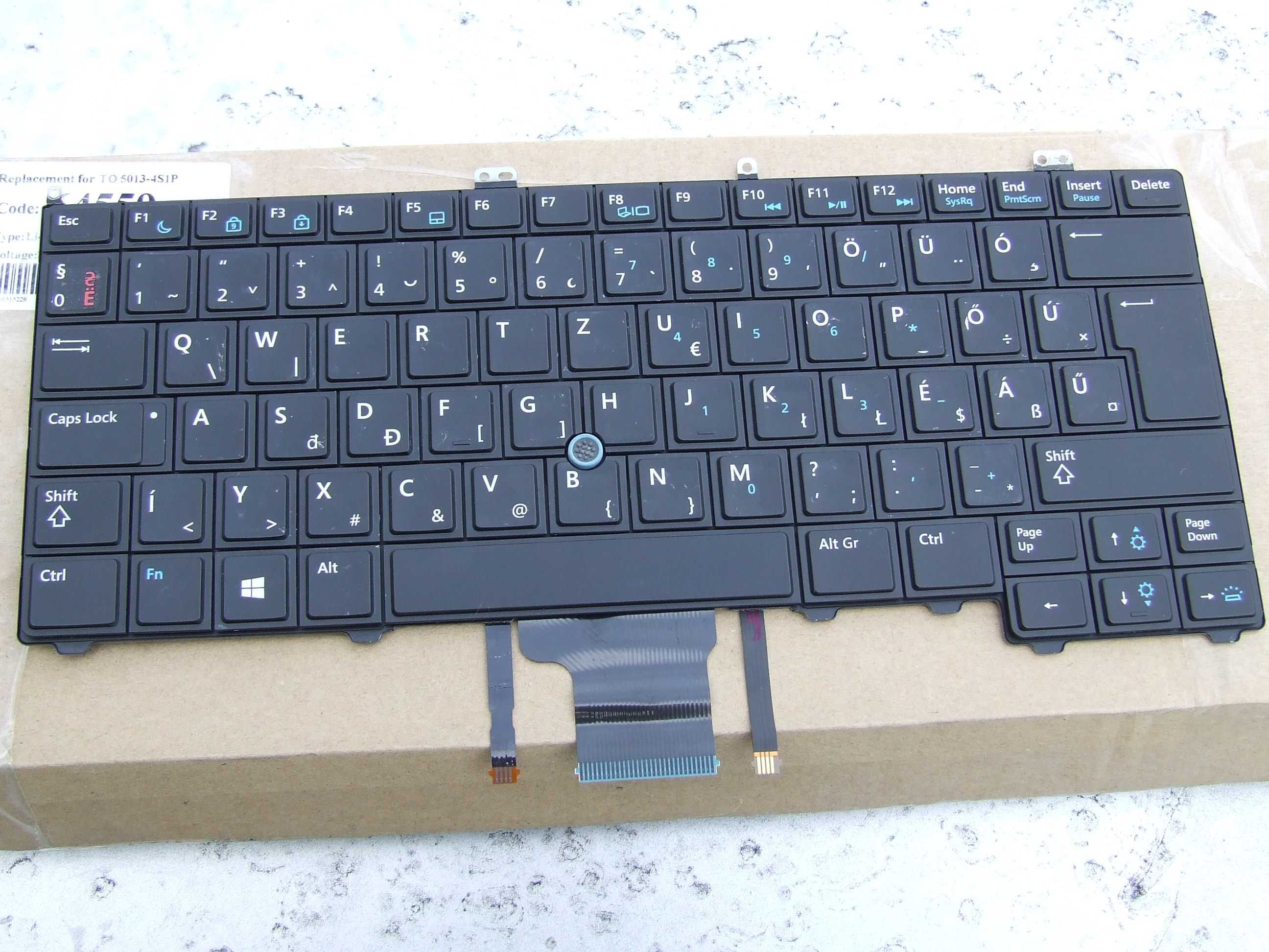 Клавиатура с подсветкой Dell E7440/Model: NSK-LD0BC 0Q