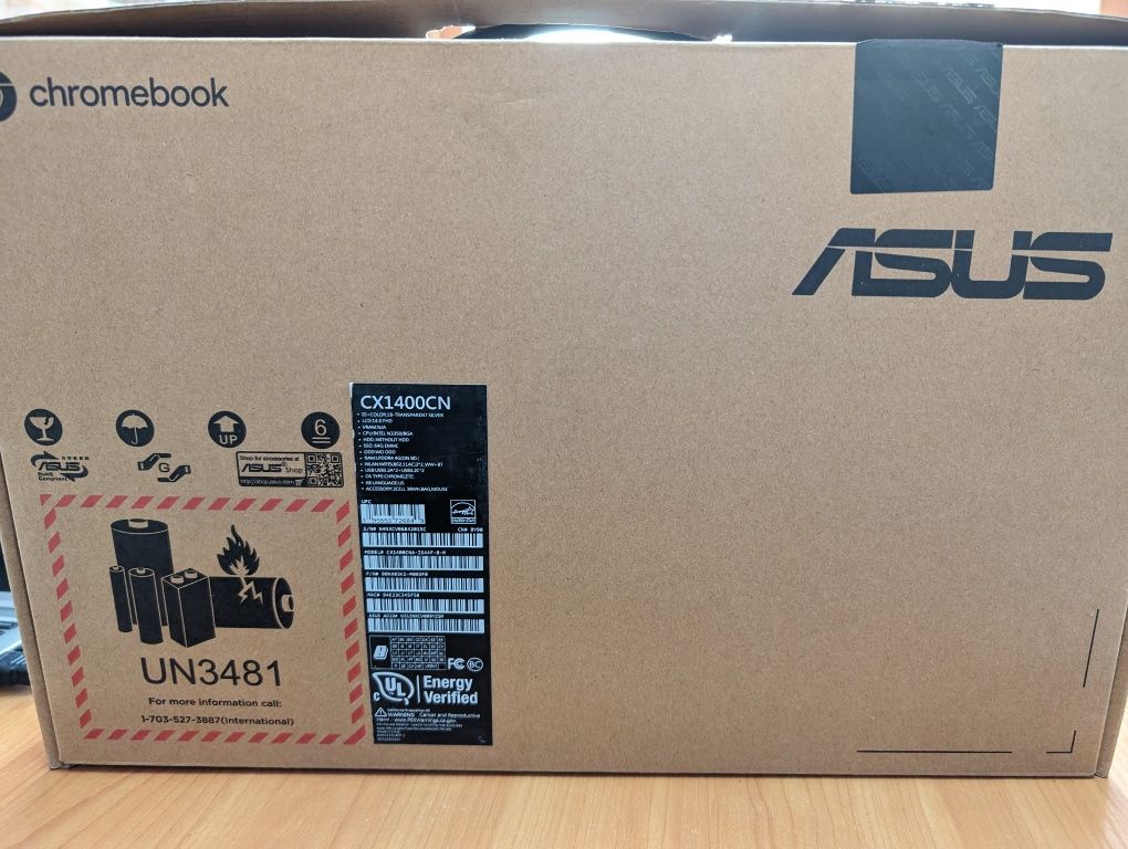 Asus Chromebook CX1400CN
Celeron N3350 4gb 64g