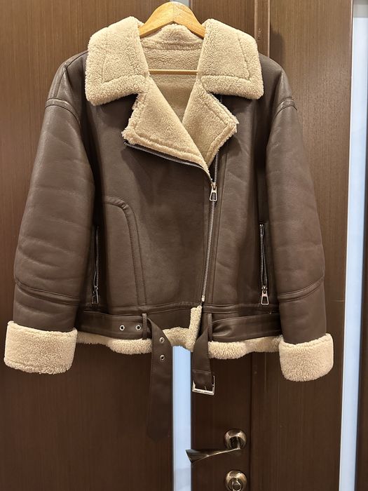 Жіноча дублянка (коричнева)