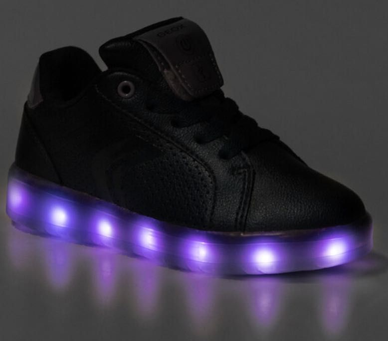 Geox Kommodor Girl buty LED, ŚWIECĄCE MIGAJĄCE NOWE rozmiar 29