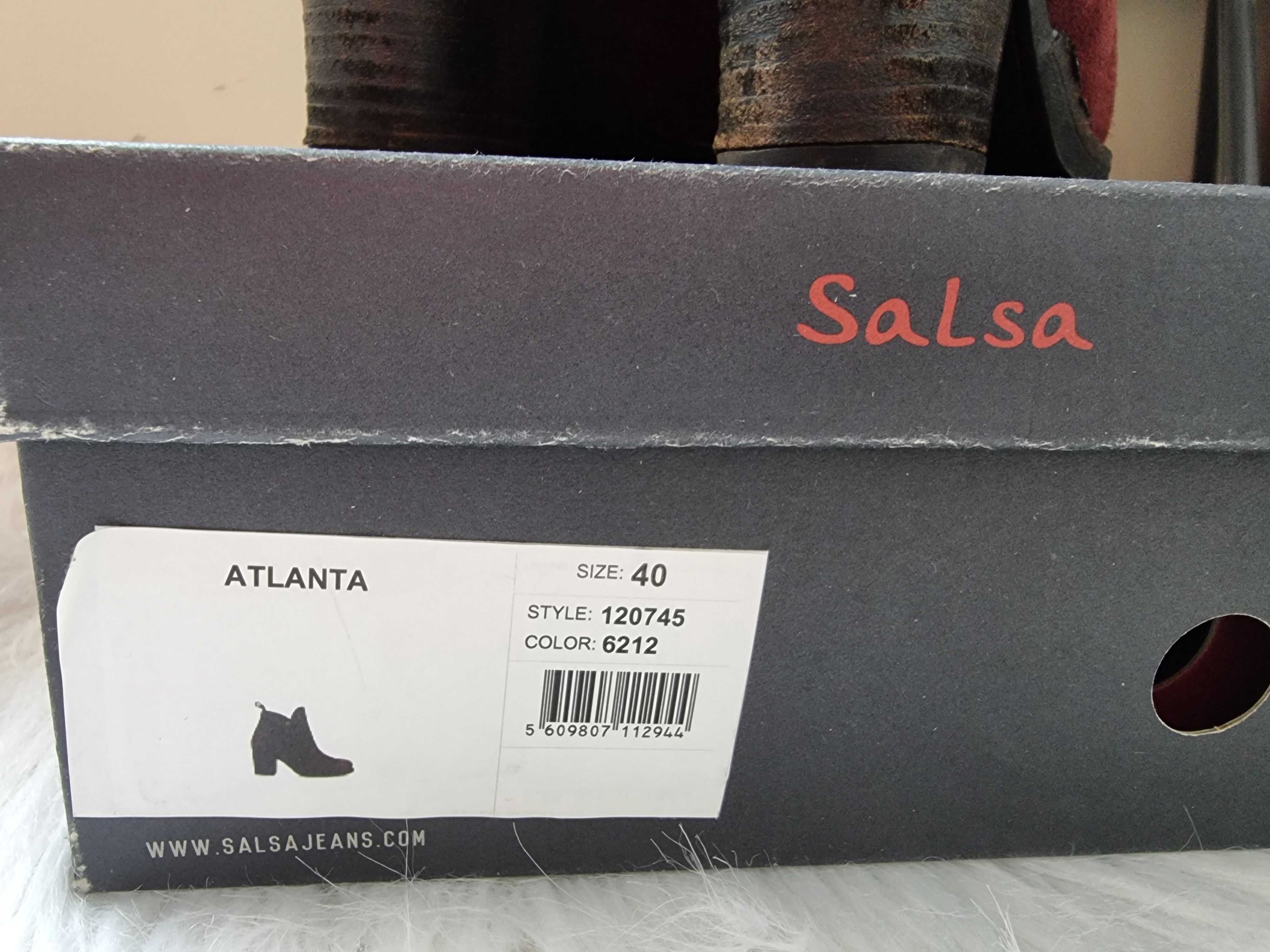 Botins em camurça Salsa