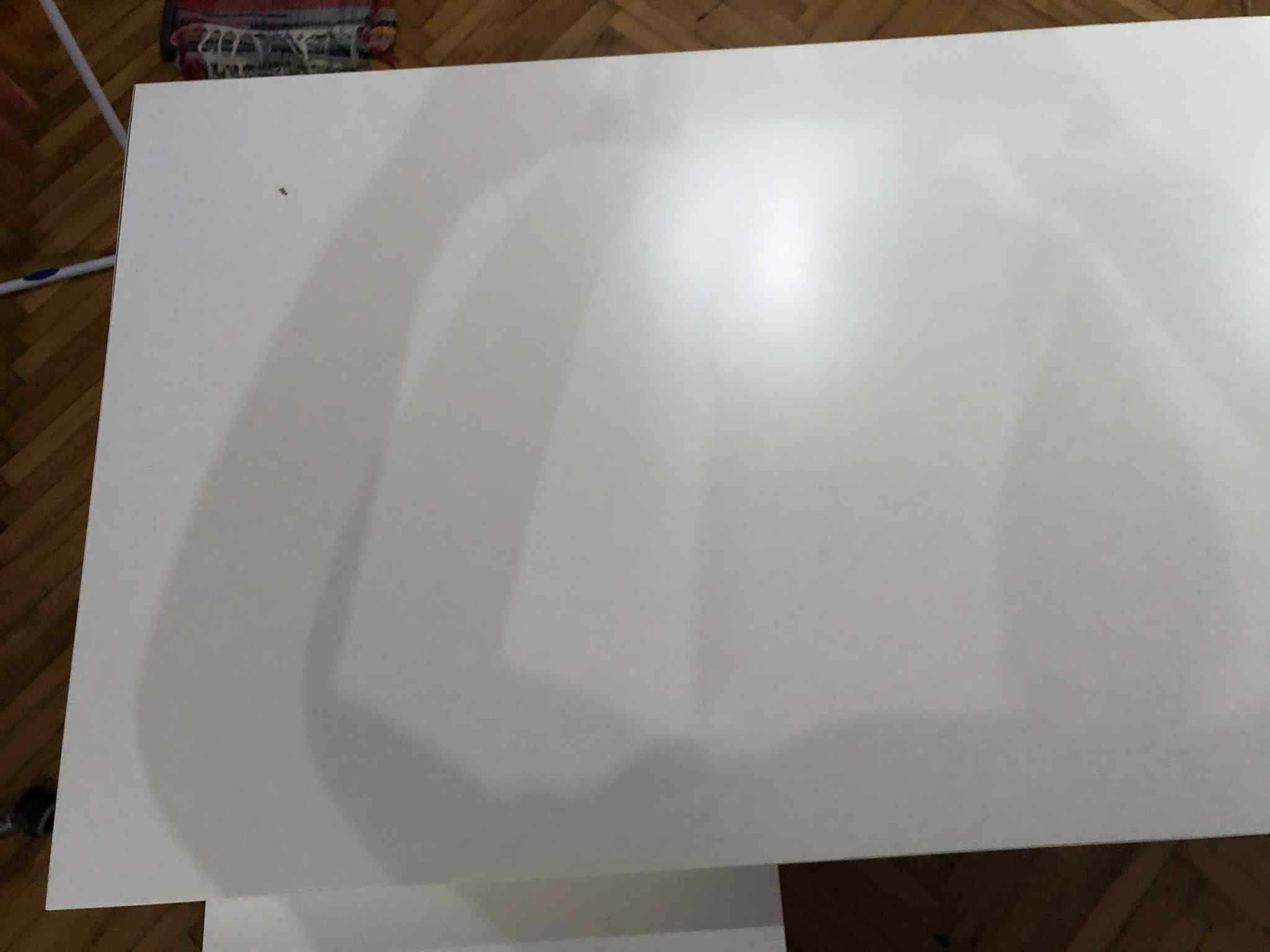 IKEA MALM Biurko z wysuwanym panelem, 151x65 cm