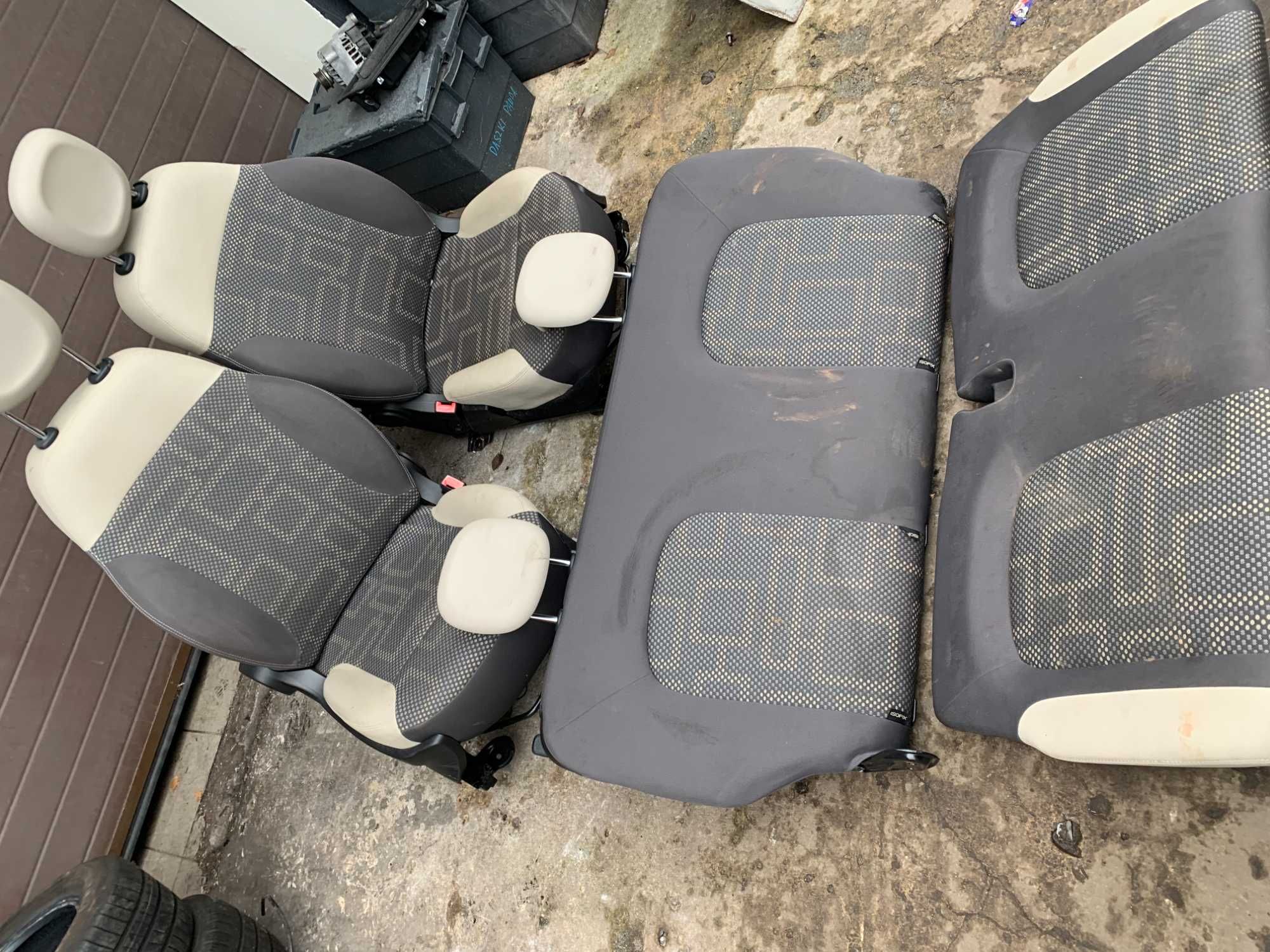Komplet siedzeń półskóra Fiat Panda III
