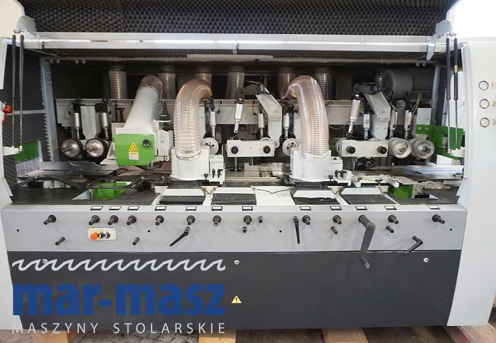 Strugarka czterostronna REIGNMAC RMM 723 na 7 głowic do mokrego drewna