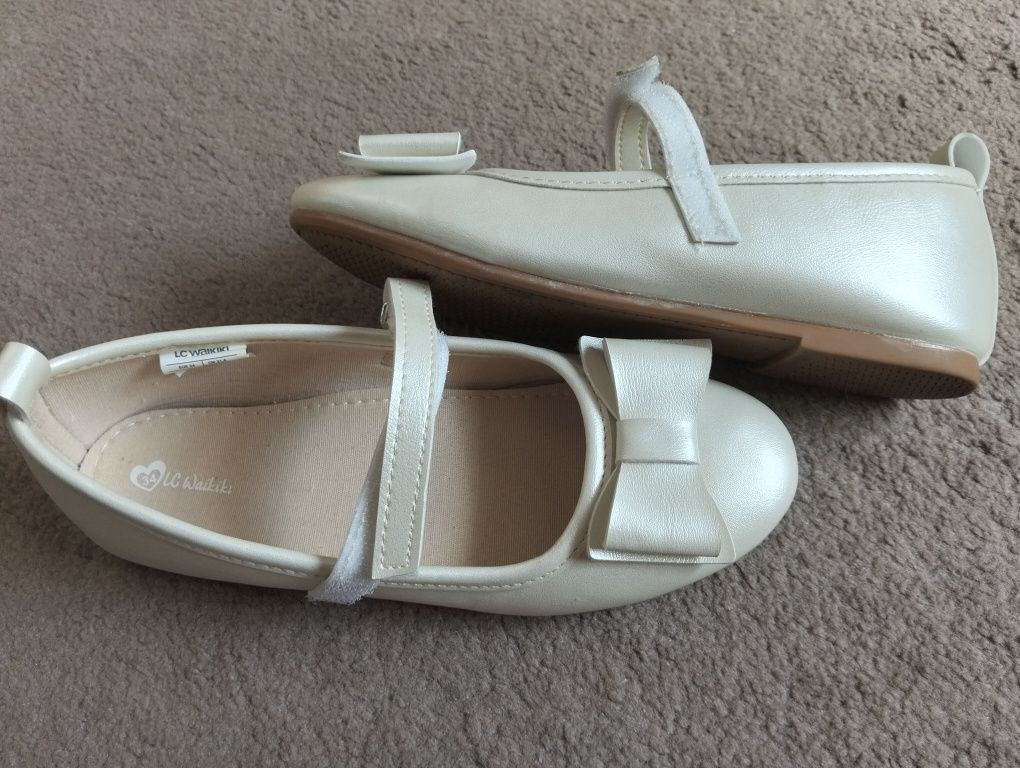 Eleganckie buciki, pantofelki, baleriny r.34, jak nowe