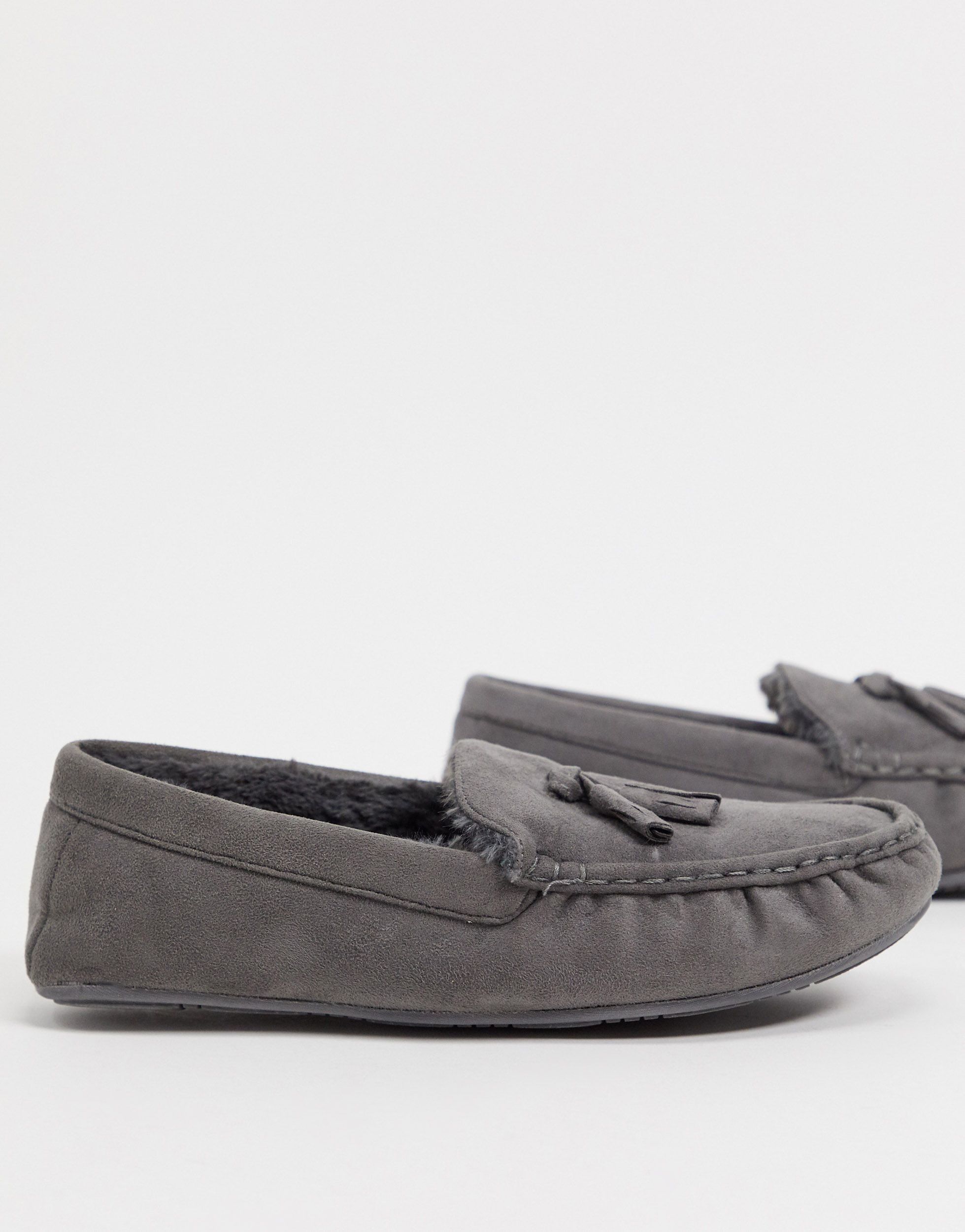 Asos Design 46 Kapcie Szare Klasyczne H13312