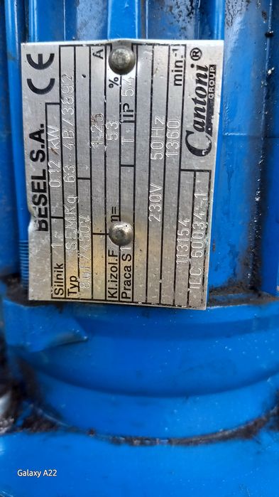 Silnik-motoreduktor do kotła CO JANPA