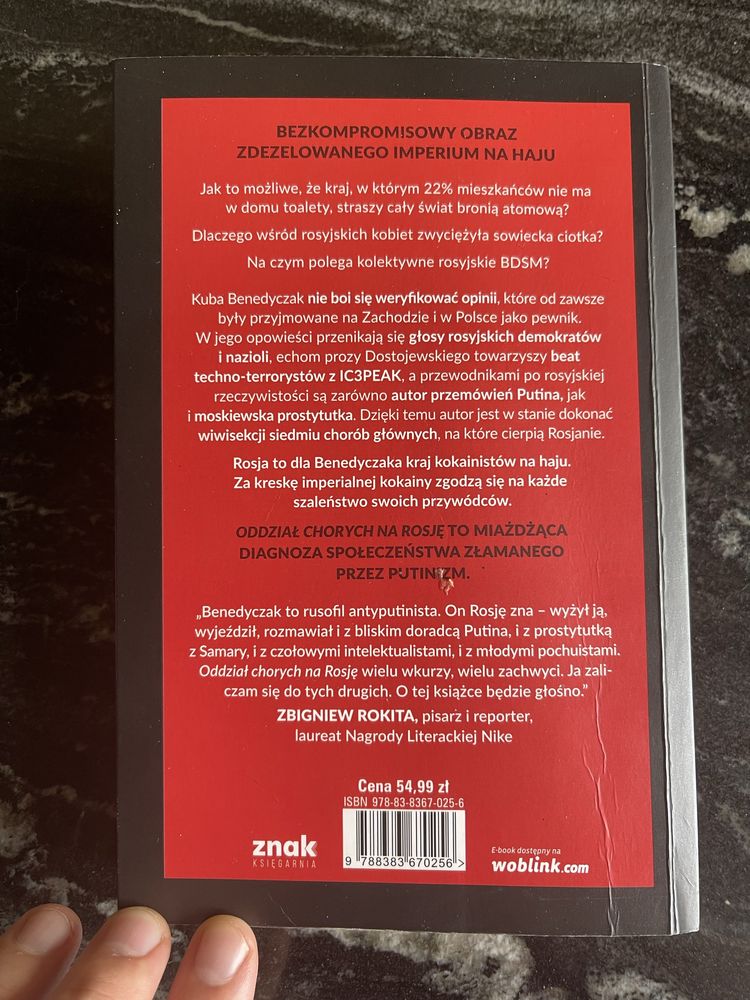Oddział chorych na Rosję Opowieść o Rosjanach Kuba Benedyczak