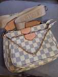 LOUIS VUITTON. Komplet torebka plus saszetka.