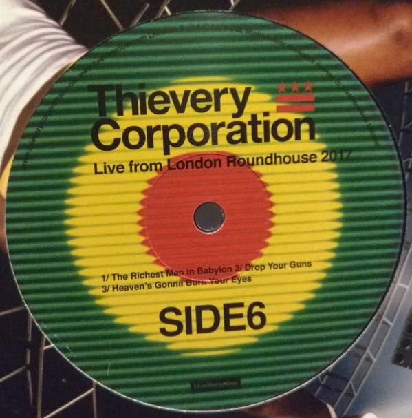 Thievery Corporation ‎– Live From London Roundhouse 2017,3xVinyl, Raro