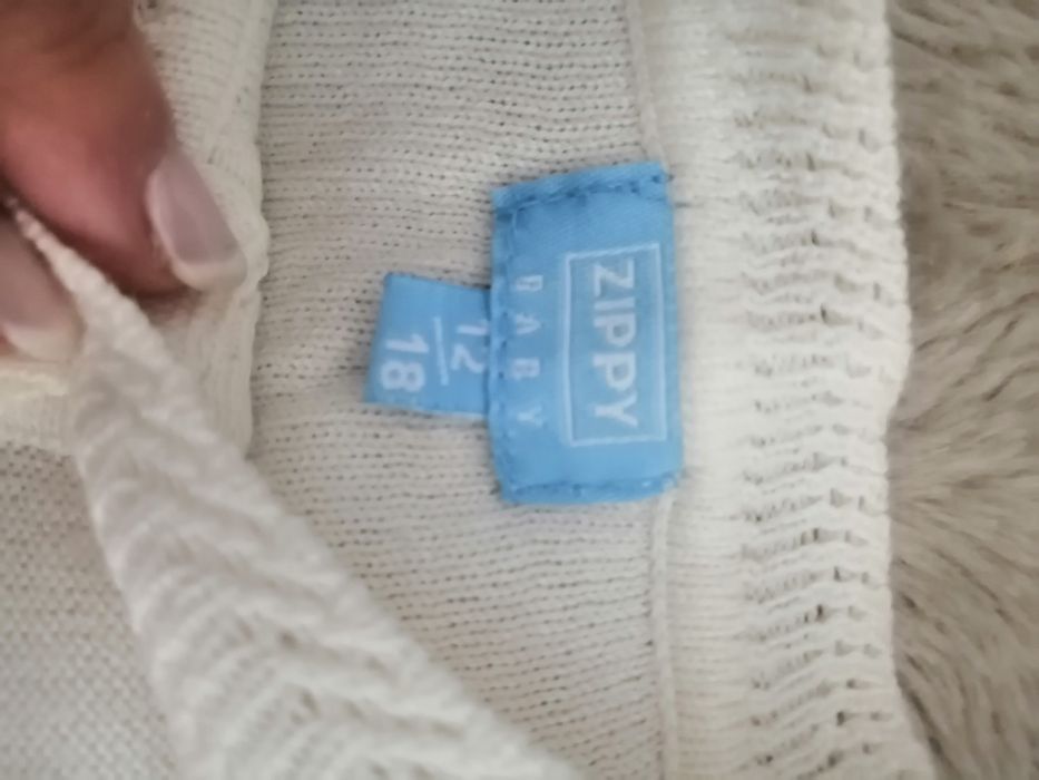 Casaco malha da zippy 12-18m