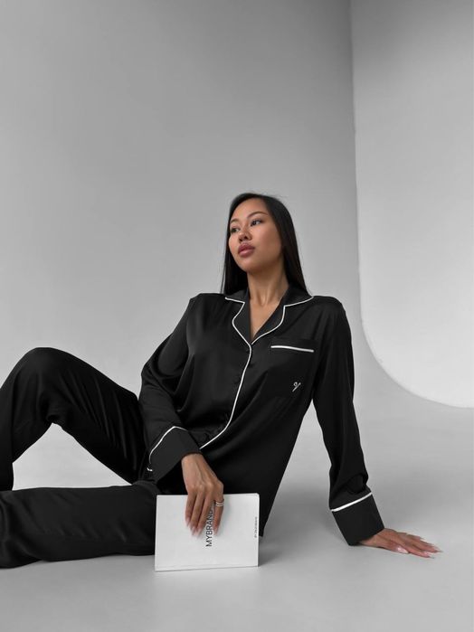 Піжама Вікторія Сікрет. Сатинова піжама Victoria’s Secret. Пижама VS