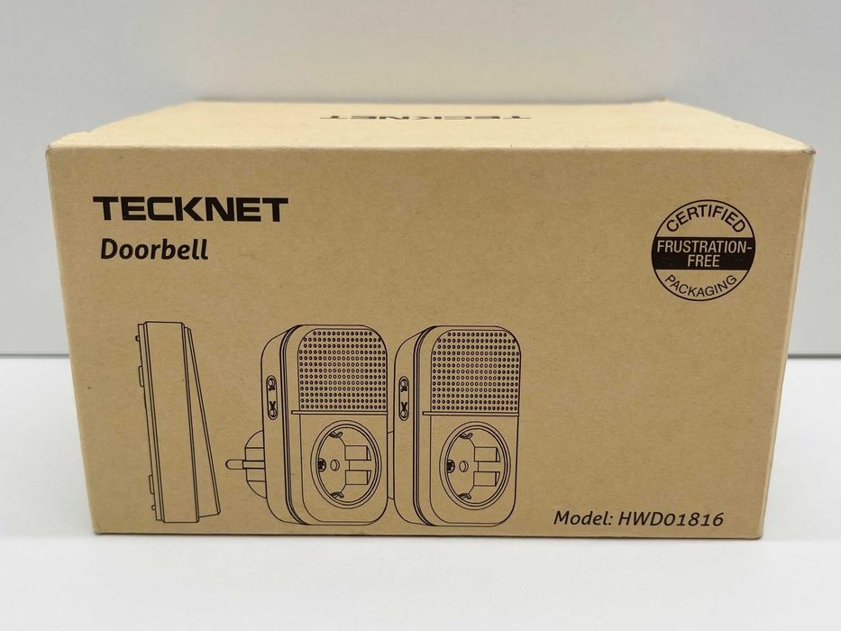Samozasilający dzwonek bezprzewodowy TECKNET HWD01816