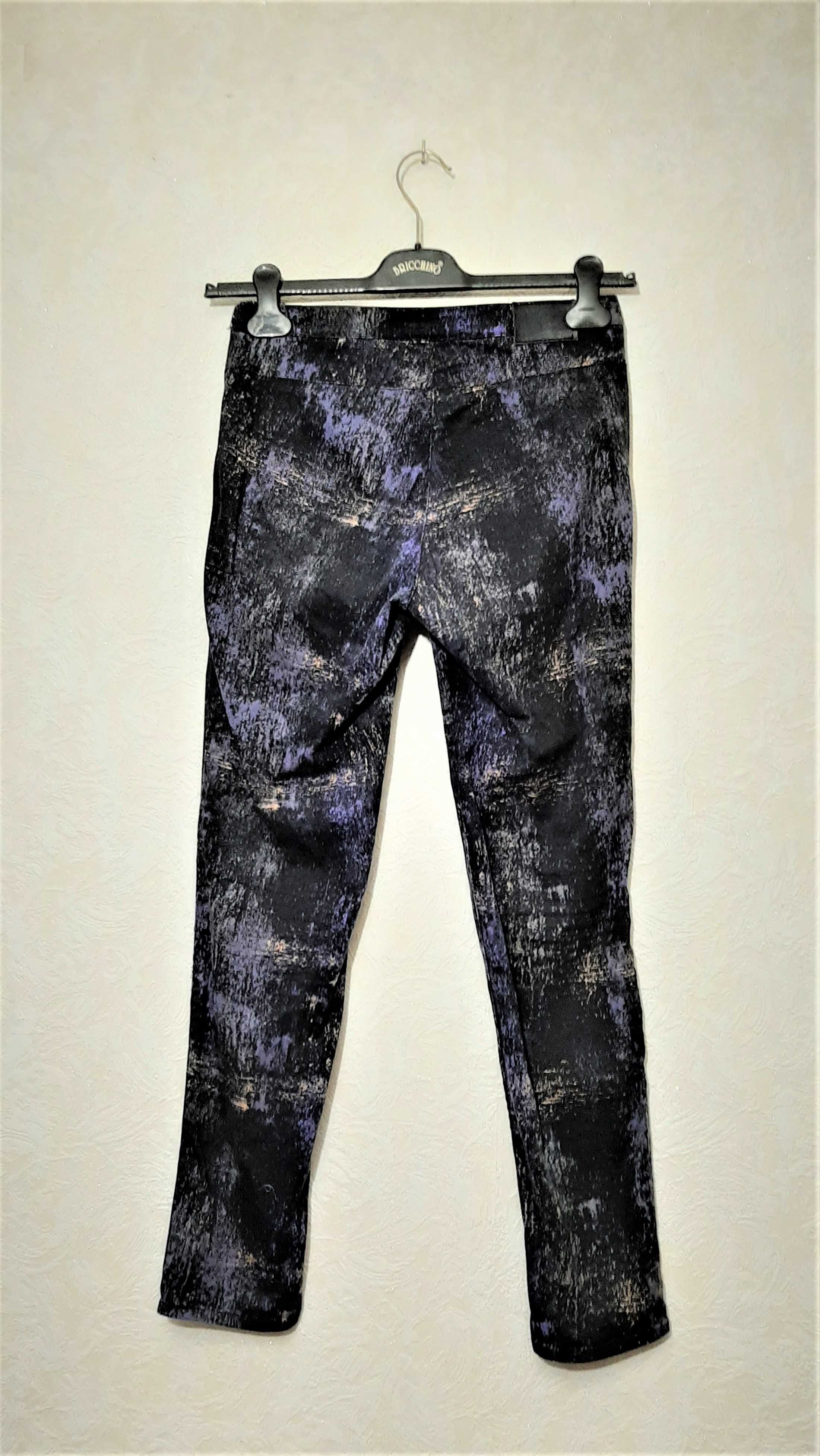 H&M брендові штани джеггінси джинси фіолетові жіночі стрейч 42-44-46