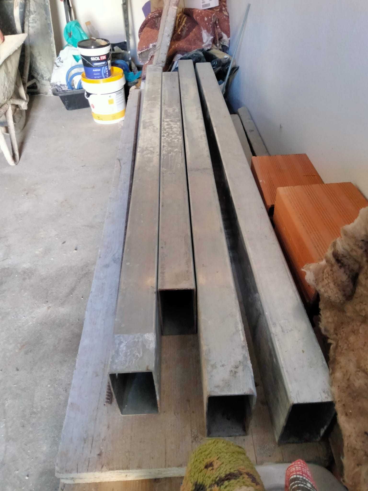 Vigas de Aço Galvanizado 8cmx16cm