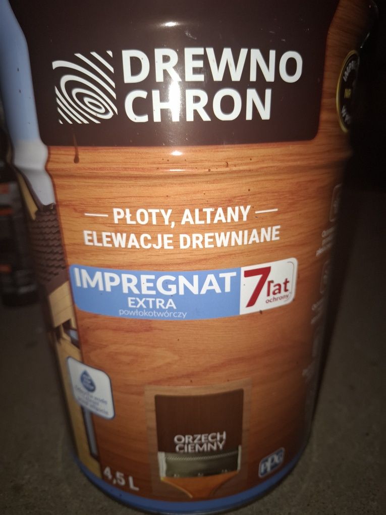Impregnat do drewna orzech ciemny