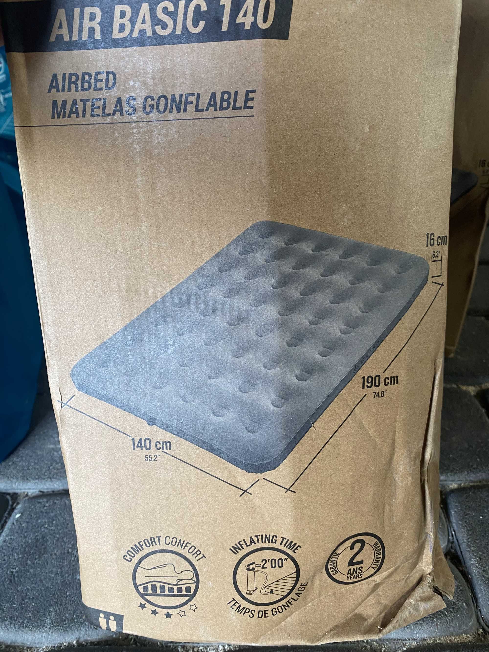 Materac Quechua Air Basic 140 cm 2-osobowy