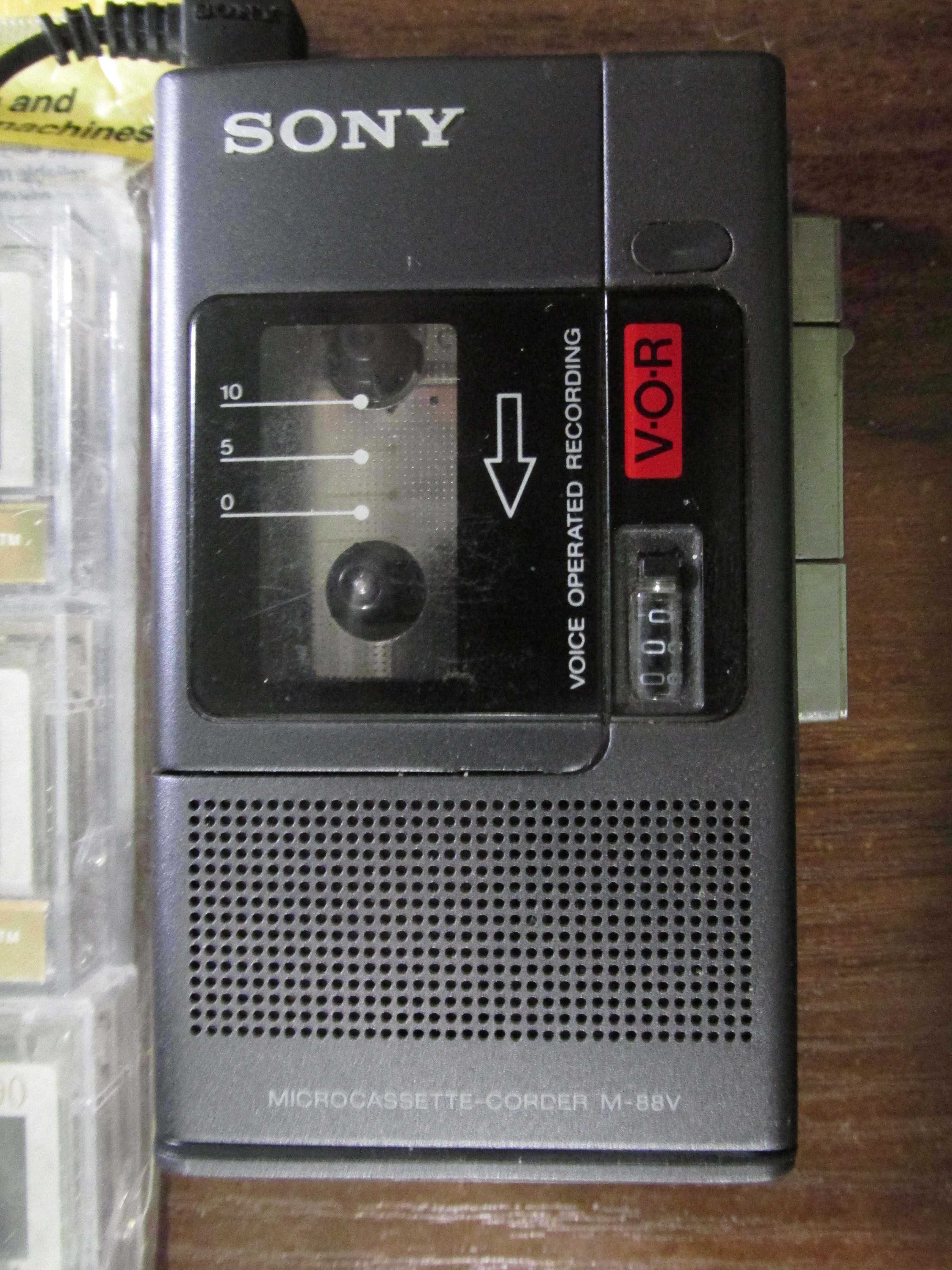 Аналоговый диктофон SONY M-88V оригинал (Япония)+микрокассеты TDK MC90