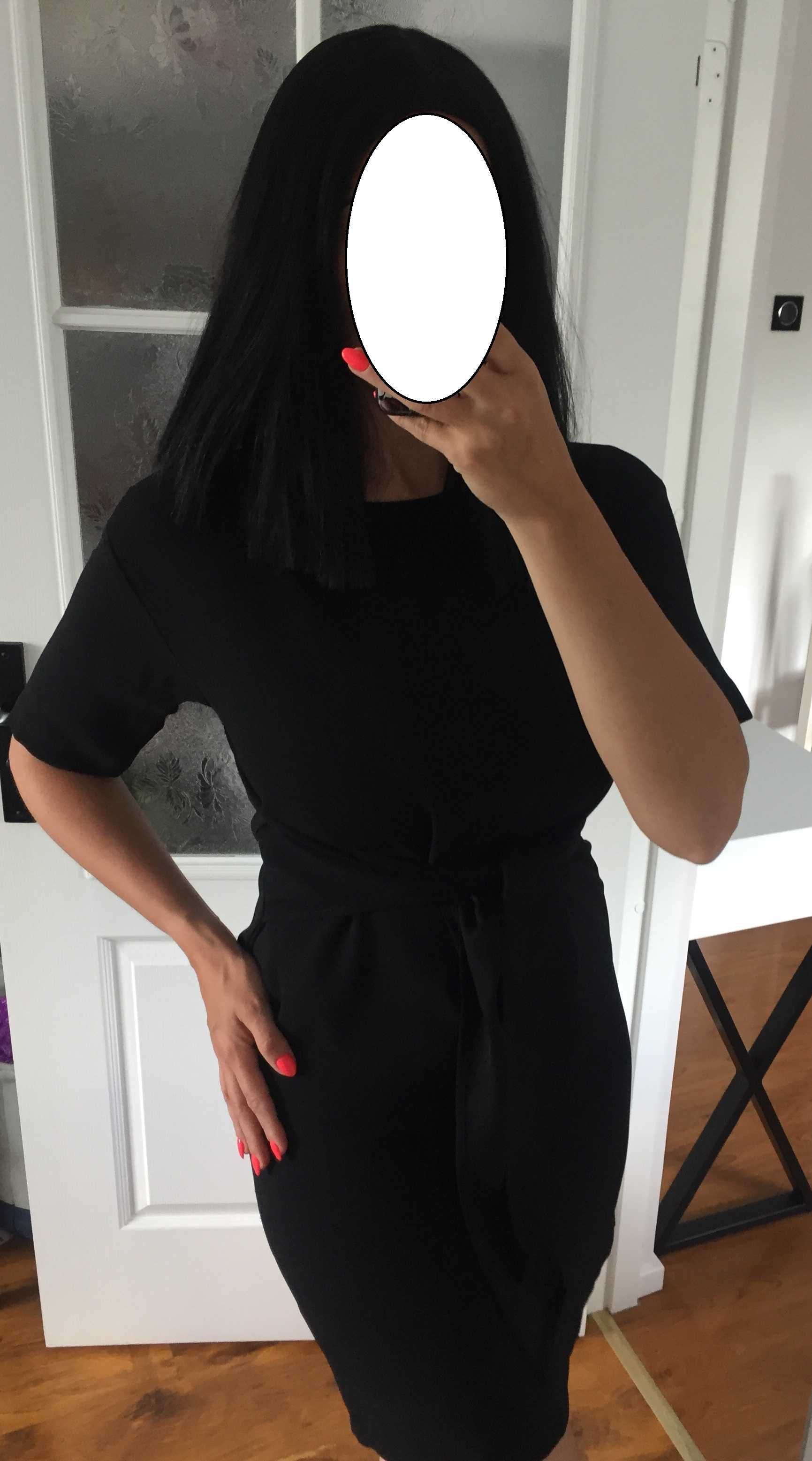 Sukienka H&M roz. 34 do pracy elegancka mała czarna