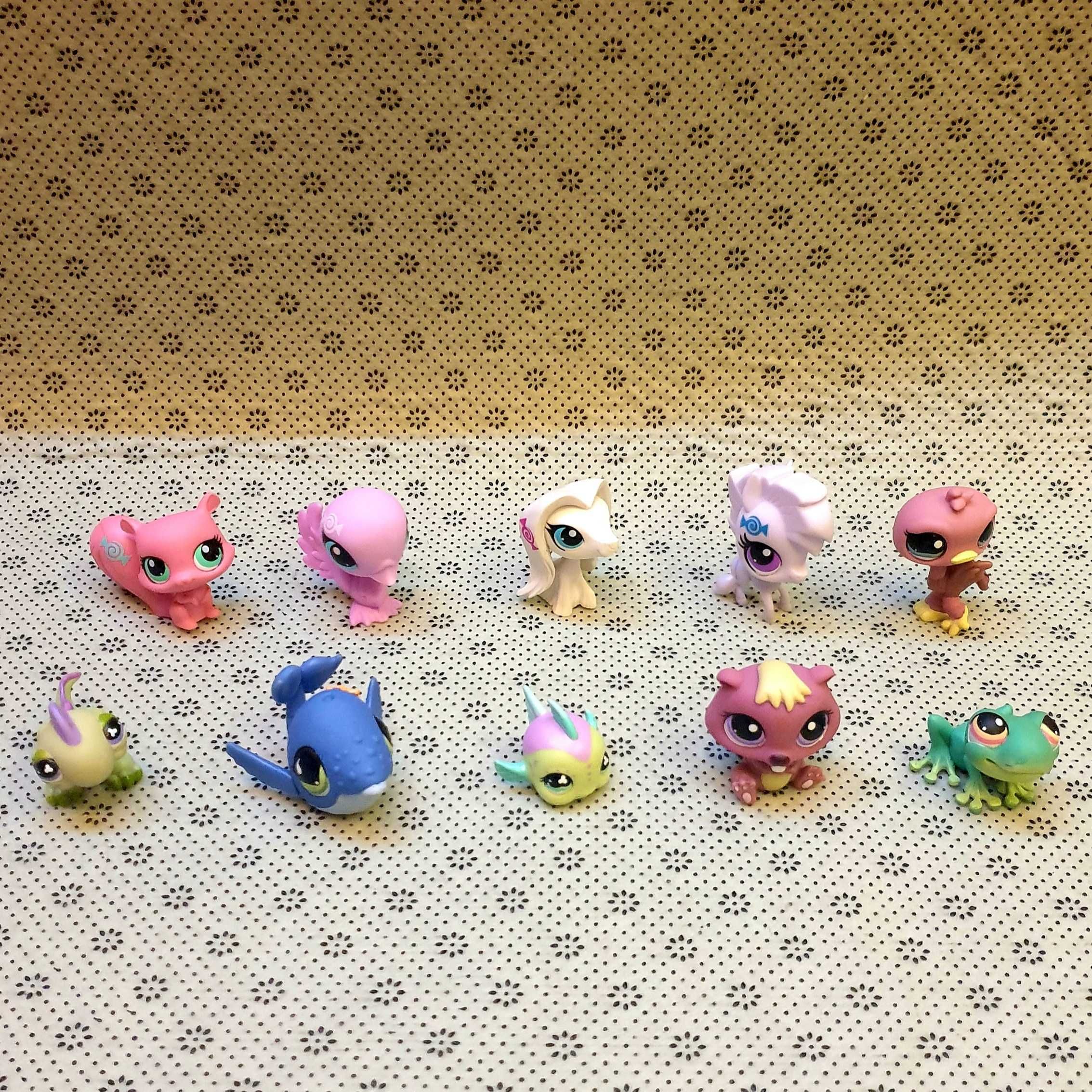 Littlest Pet Shop 10 rzadkich sztuk - oryginalne LPS Zestaw 3 z 3