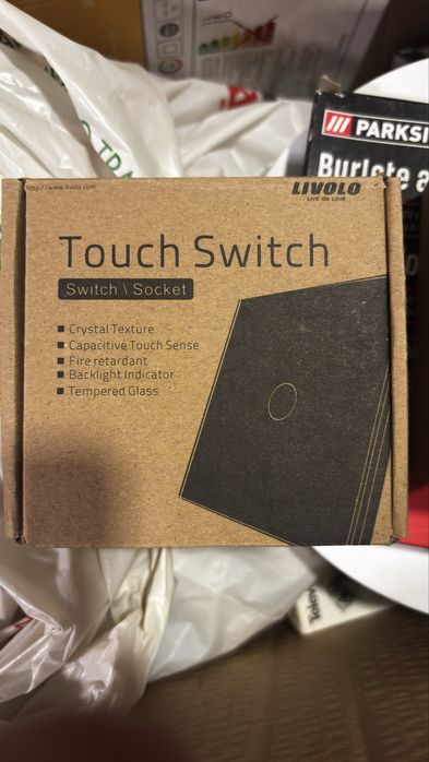 Interruptor vidro de toque